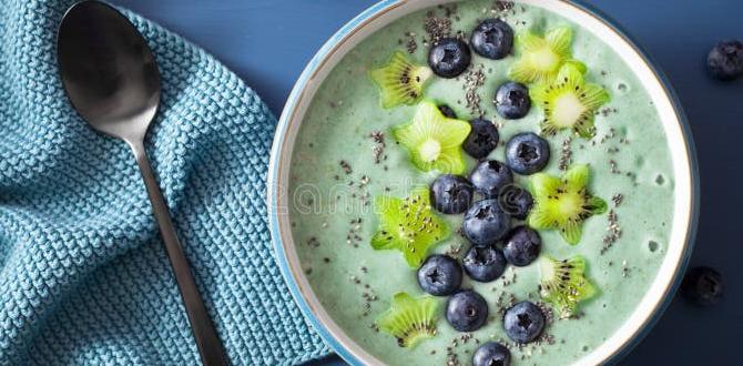 functional green smoothie bowl with spirulina, kiwi, and hemp functional green smoothie bowl with spirulina, kiwi, and hemp
