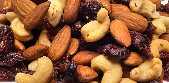 functional trail mix with almonds and dried cranberries functional trail mix with almonds and dried cranberries
