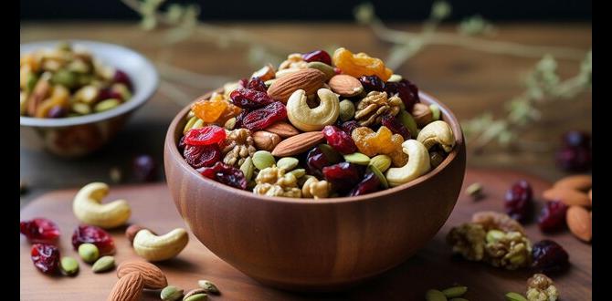 functional trail mix with walnuts and dried cranberries functional trail mix with walnuts and dried cranberries