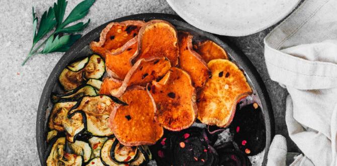 functional vegetable chips with antioxidants