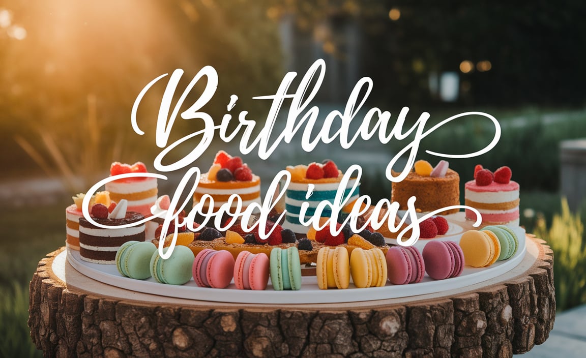 Birthday Food Ideas
