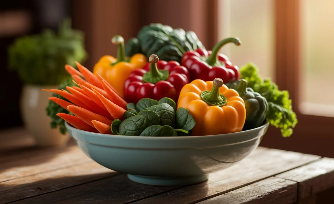 Mood-Busting Bowls With Colorful Veggies For Happiness