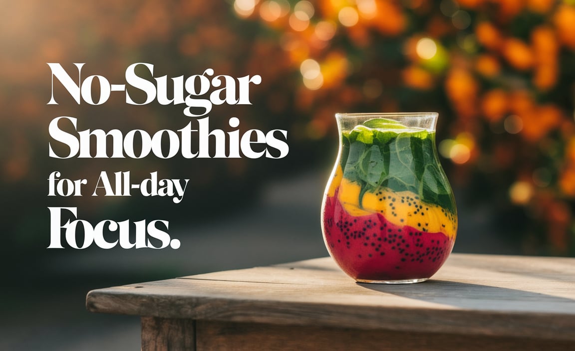 No-Sugar Smoothies For All-Day Focus