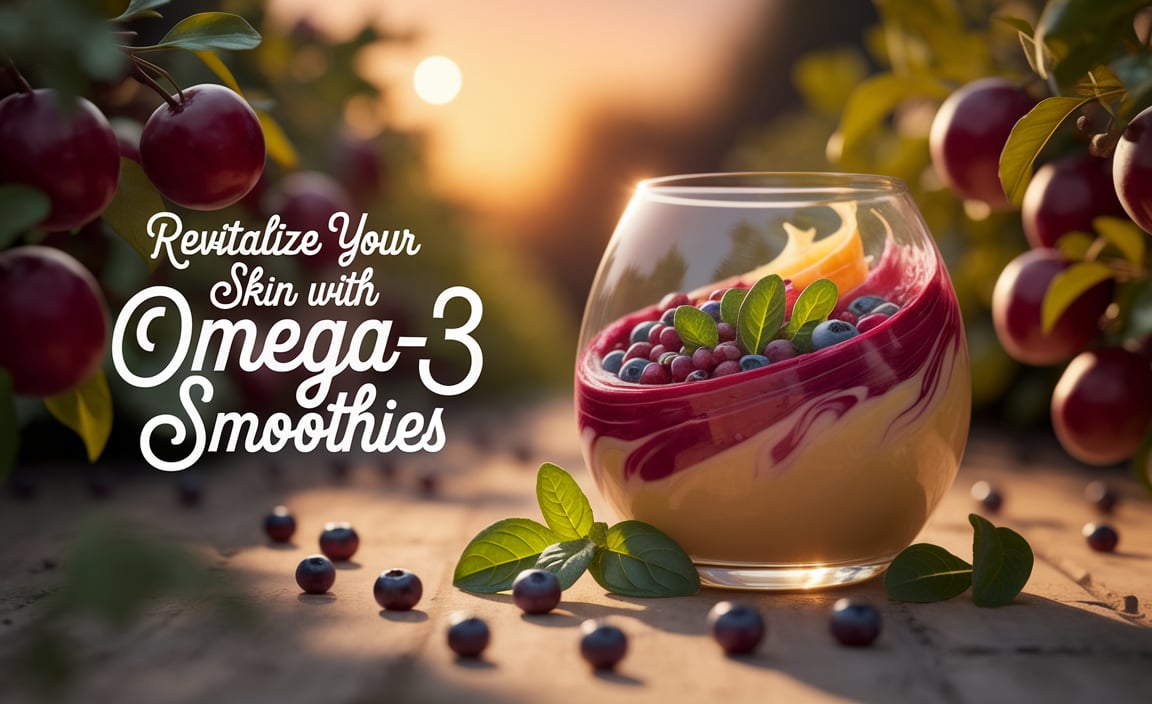 Revitalize Your Skin With Omega-3 Smoothies
