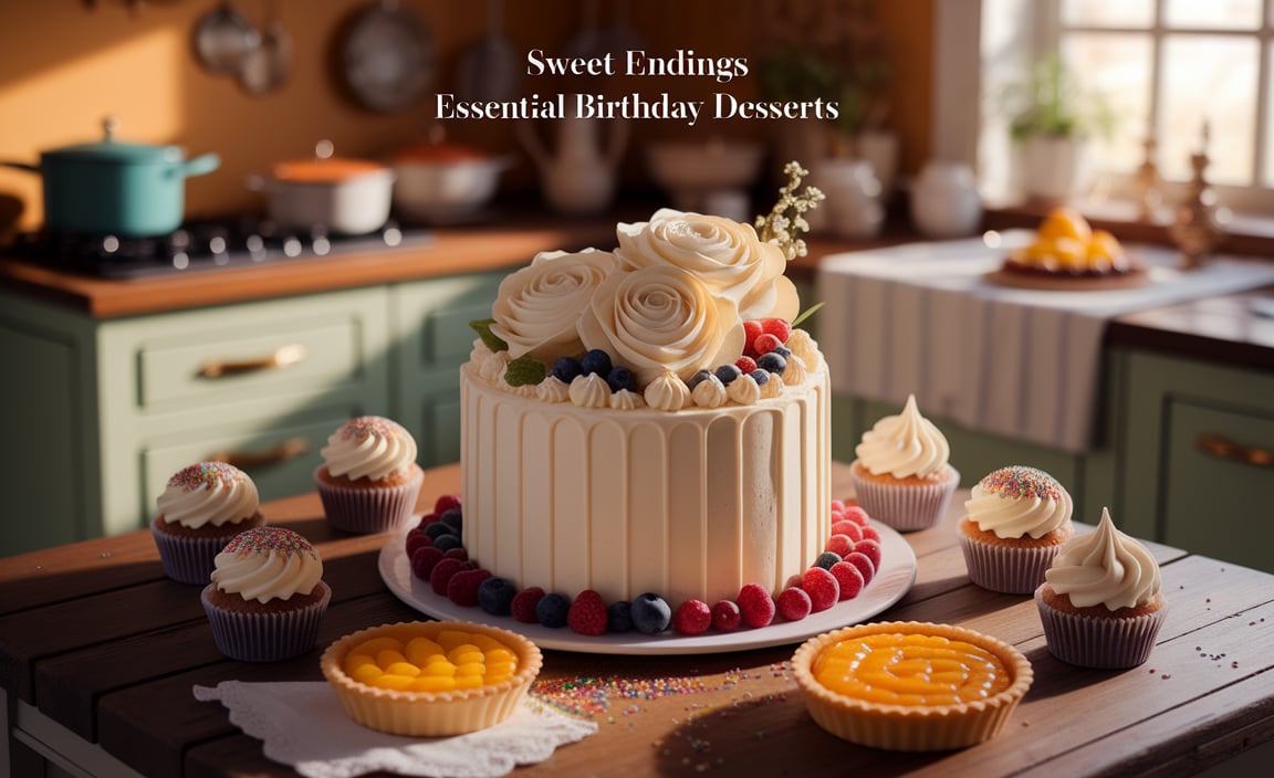 Sweet Endings - Essential Birthday Desserts