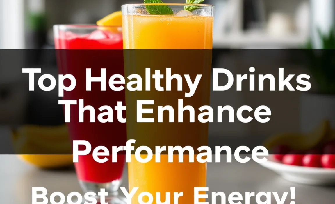 Top Healthy Drinks That Enhance Performance: Boost Your Energy!